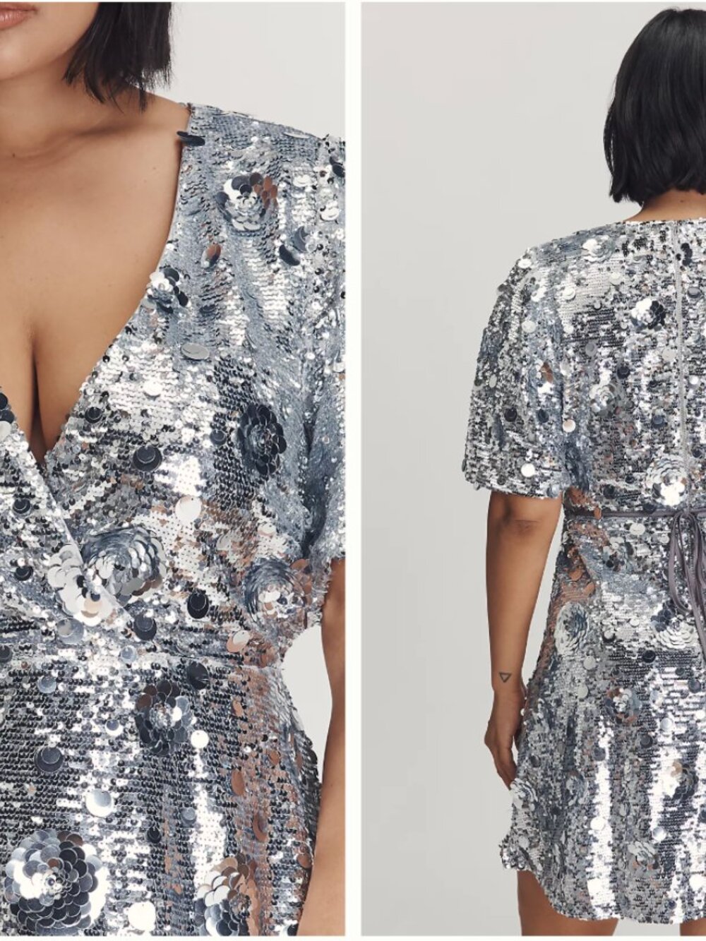 Anthropologie sequin mini dress